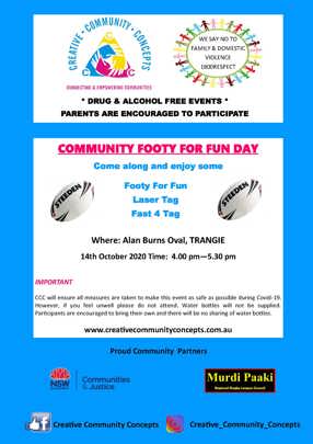Community Footy For Fun Day